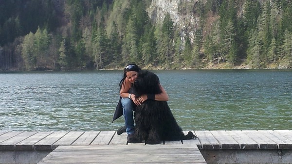 Névio und ich am Gleinkersee